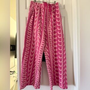 Marc Jacobs Oversized Lounge Pink Monogram Sweats